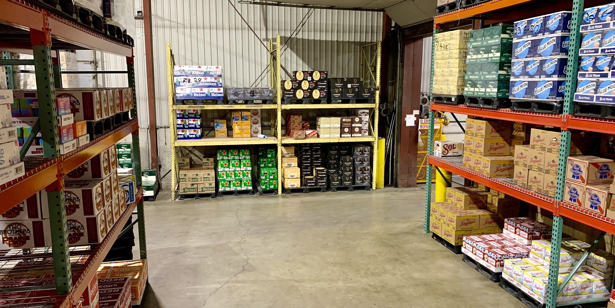 Haubrich Enterprises - Beverage Distributor (inside warehouse)
